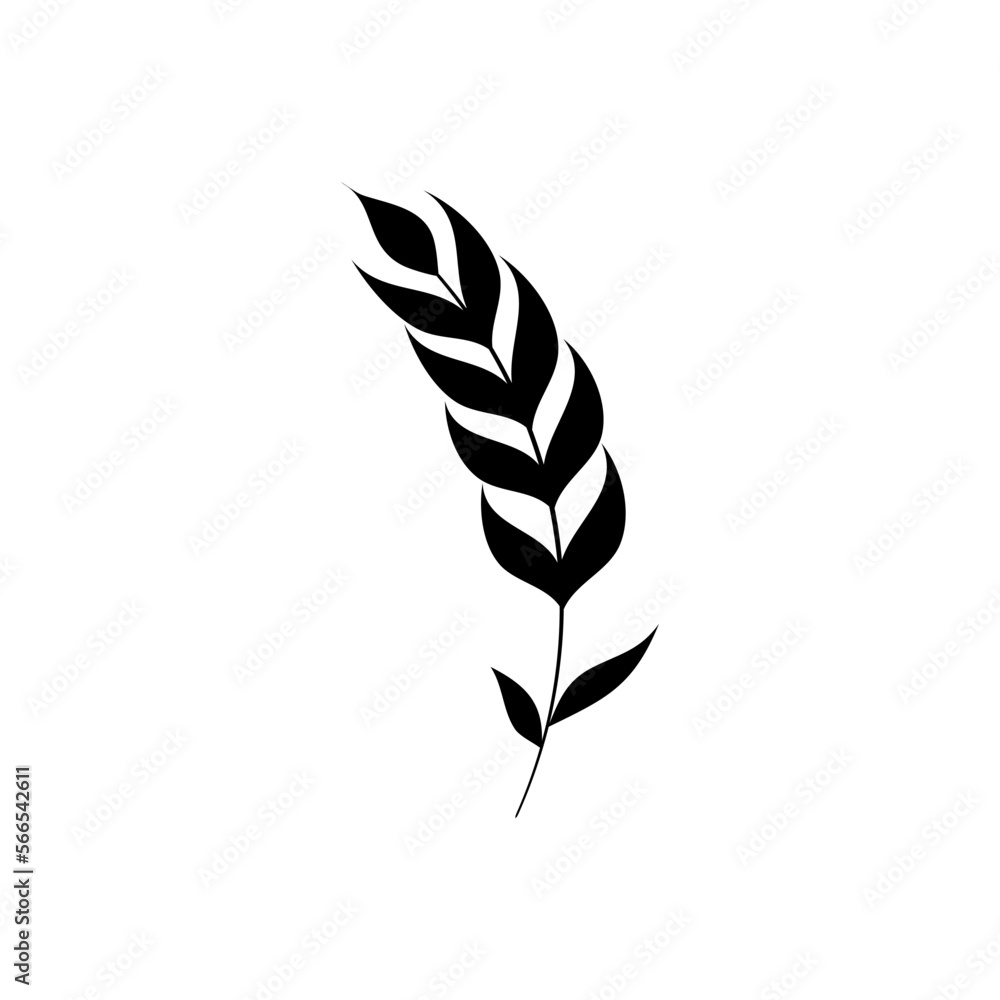 Wheat icon vector. Cereals illustration sign. Harvest symbol. Farm logo. Wheat icon vector. Cereals illustration sign. Harvest symbol. Farm logo.