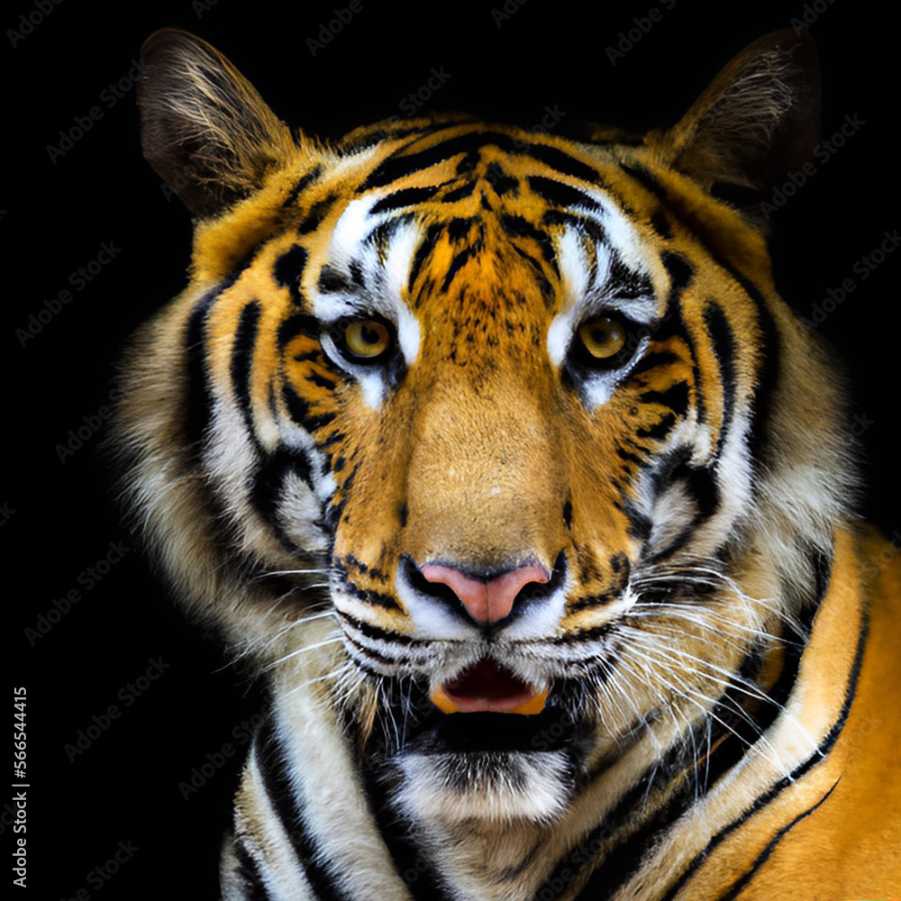Fototapeta premium portrait of a bengal tiger