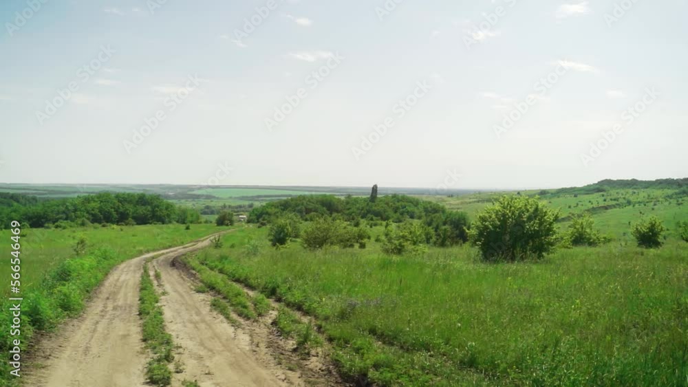 Dirt road in meadows. Nature, summer warm sunny day. Dirt road in meadows. Nature, summer warm sunny day.