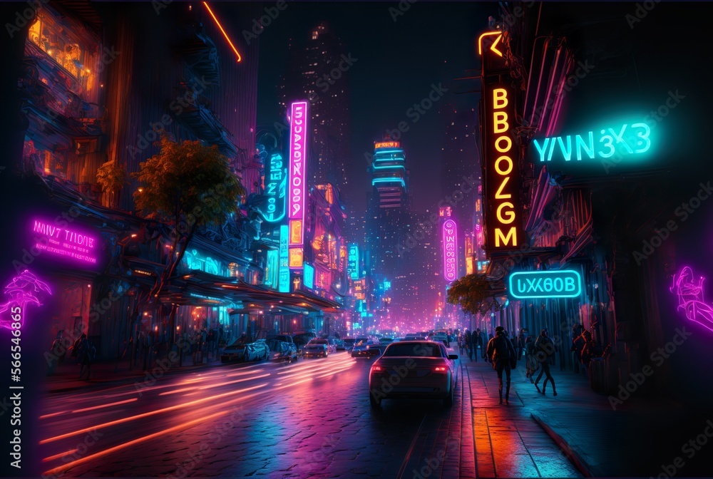 Background information on the Metaverse Neon City Network. generative ai