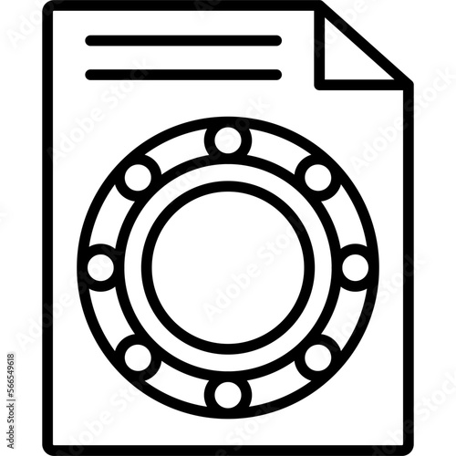 Ball Bearing Icon