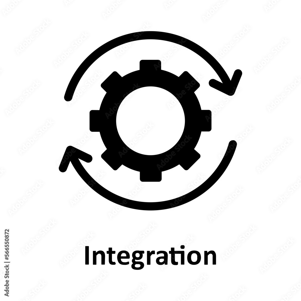 Chain, cog chain  Vector Icon which can easily modify or edit

