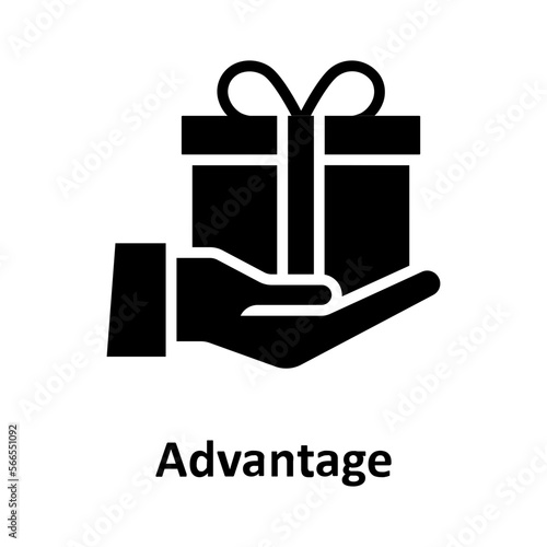 Advantage, benefactor  Vector Icon which can easily modify or edit

