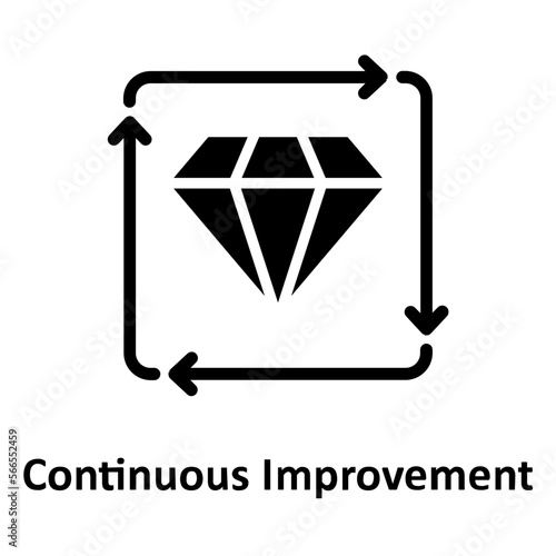 Cip, continuous improvement Vector Icon Fully Editable

