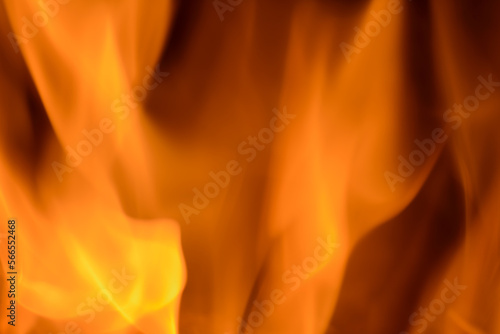 Detail of some flames of fire