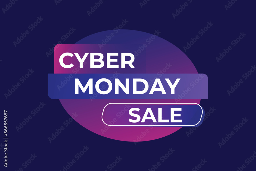 Cyber Monday sale colorful banner design. Cyber Monday sale colorful banner design.