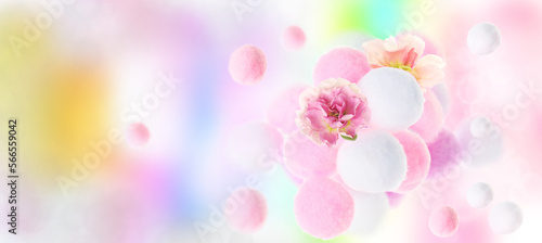 pastel color abstract blurred background © pulia