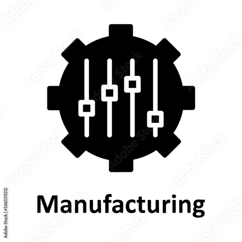 Cog, manufacturing Vector Icon

