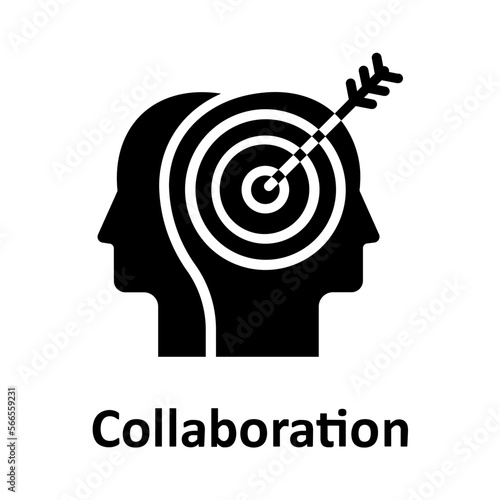 Collaboration, cooperate Vector Icon

