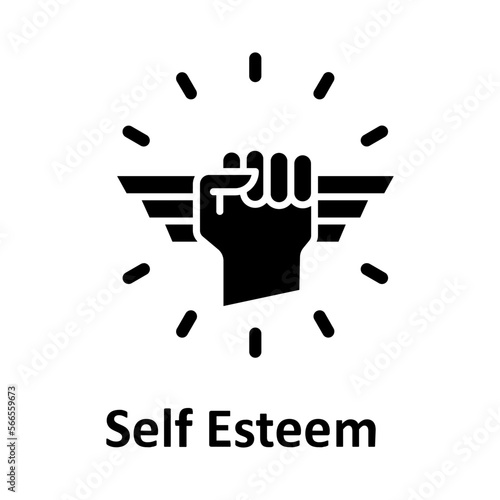 Fotografie Confidence, dignity Vector Icon