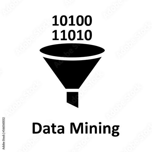 Data mining, dos Vector Icon

