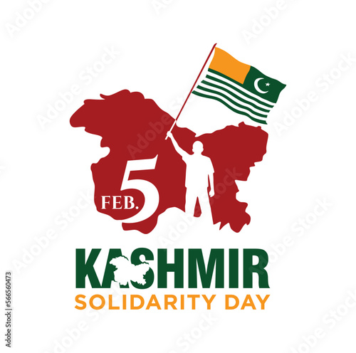 Kashmir Solidarity Day. 5th February. Vector Illustration. 