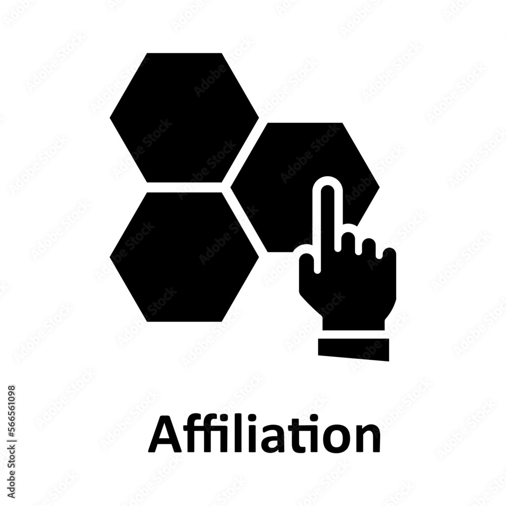 Affiliation, allocation Vector Icon

