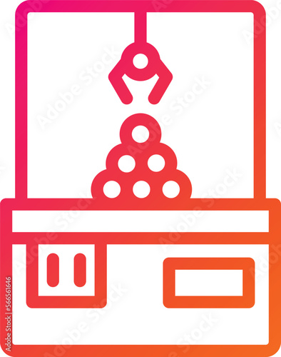 Crane machine Vector Icon Design Illustration
