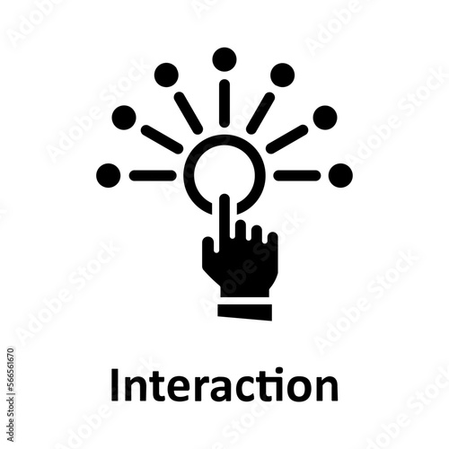 Coordinate, interaction Vector Icon

