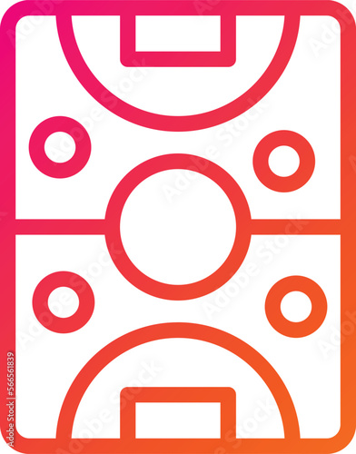 Air hockey Vector Icon Design Illustration