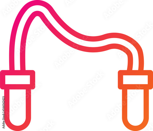 Jumping rope Vector Icon Design Illustration