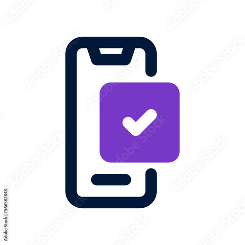 smartphone icon for your website, mobile, presentation, and logo design.
