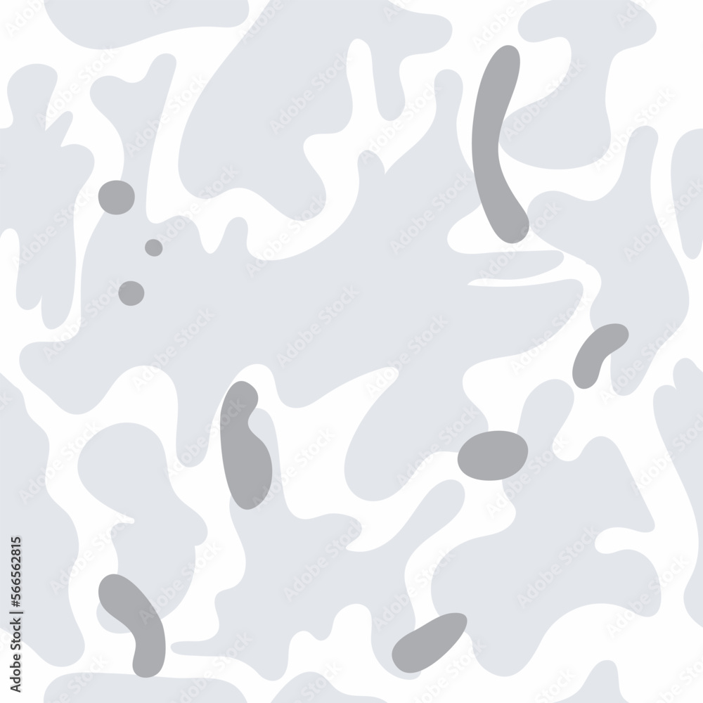Camouflage seamless pattern. Ideal military background for camouflage in the snow. Khaki color texture, military army design