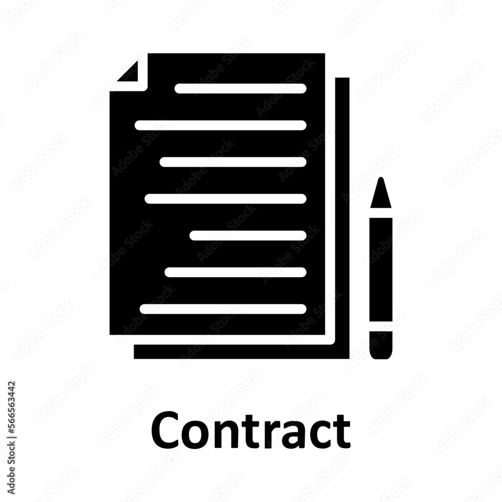 Contract, documents Vector Icon
Contract, documents Vector Icon