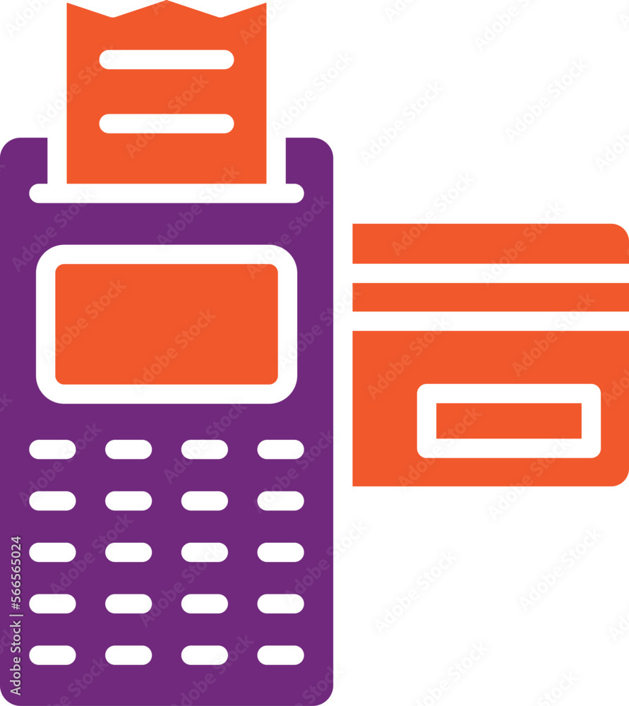 Credit machine Vector Icon Design Illustration Credit machine Vector Icon Design Illustration