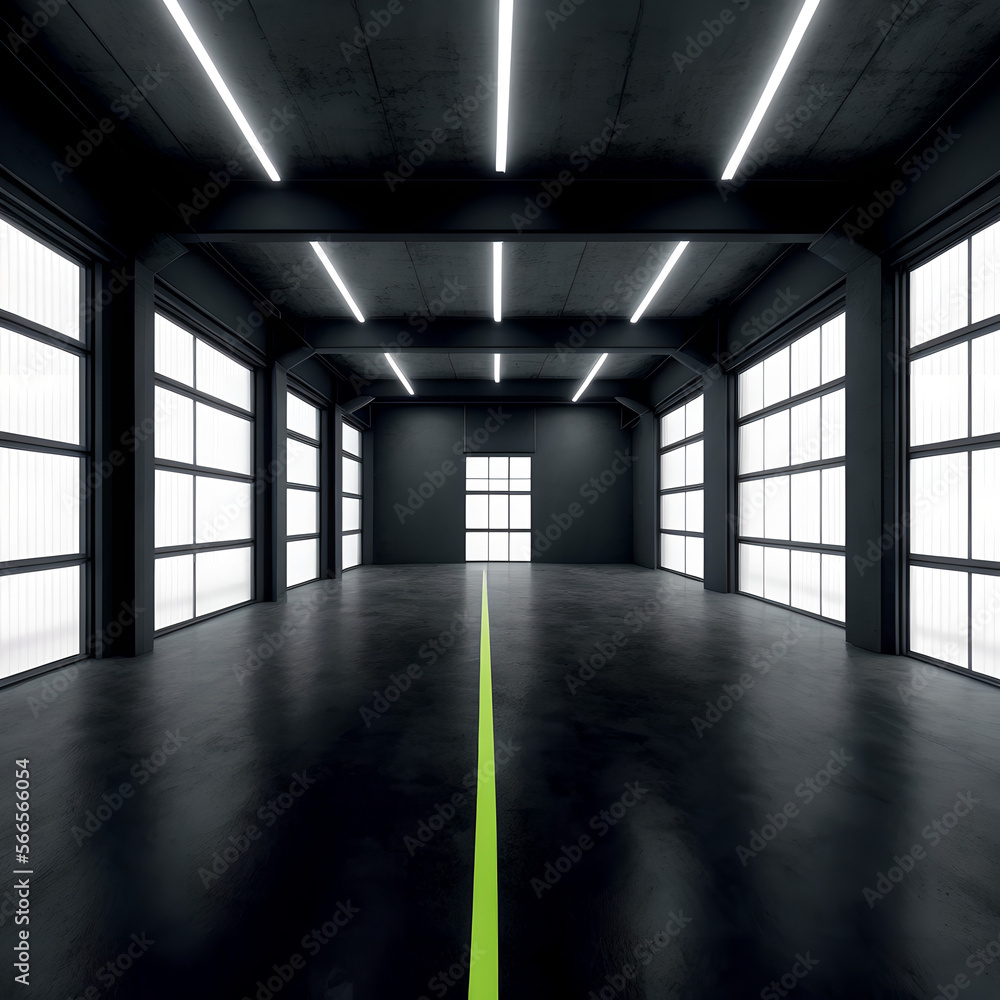 mock up, empty space, wearhouse. copy space, concept mock up, empty space, wearhouse. copy space, concept