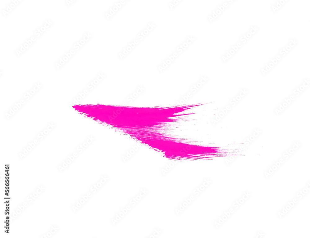 Beautiful isolated pink brush for draw Beautiful isolated pink brush for draw