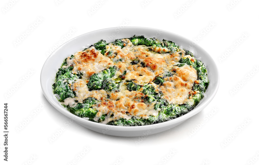 spinach with bechamel gratin spinach with bechamel gratin