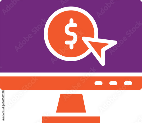 Pay per click Vector Icon Design Illustration