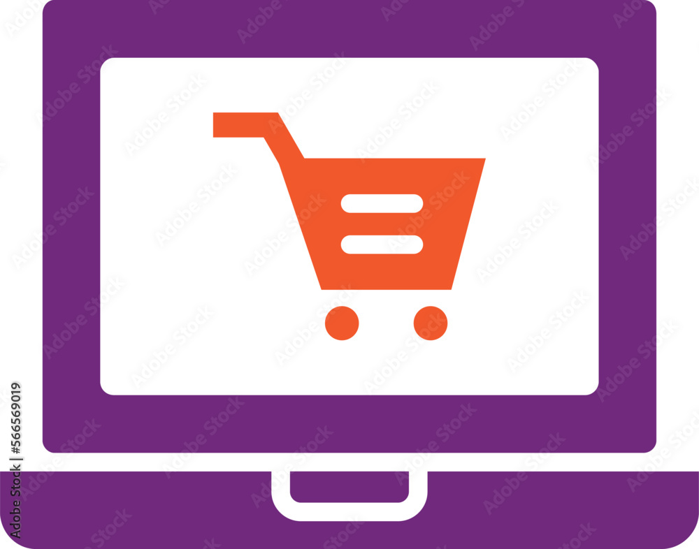 Online shopping Vector Icon Design Illustration Online shopping Vector Icon Design Illustration