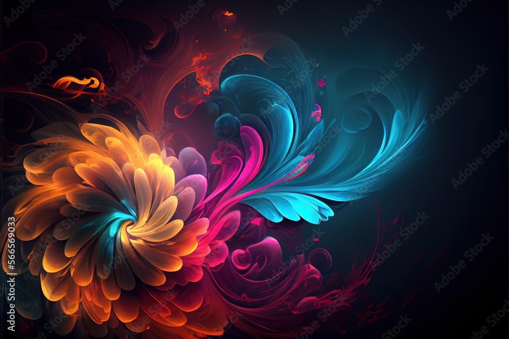 Beautyfull desktop background, abstrack, magical colour combination ...