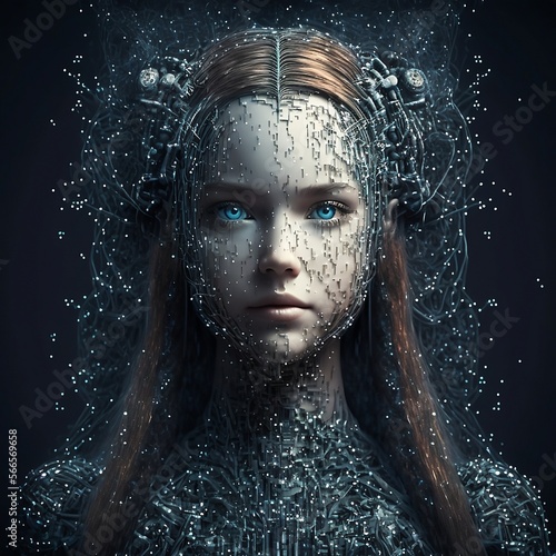 Exploring the Advancements in Artificial Intelligence: A Journey towards Creating a Humanoid Cyber Girl with a Neural Network and the Ability to Process Big Data