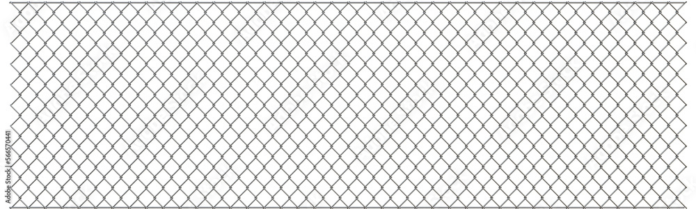 Metal chain link fences  - Png Transparent Image	 - obrazy, fototapety, plakaty 