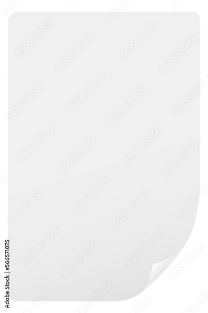 Peeled corner note mockup. Realistic blank sticker Peeled corner note mockup. Realistic blank sticker