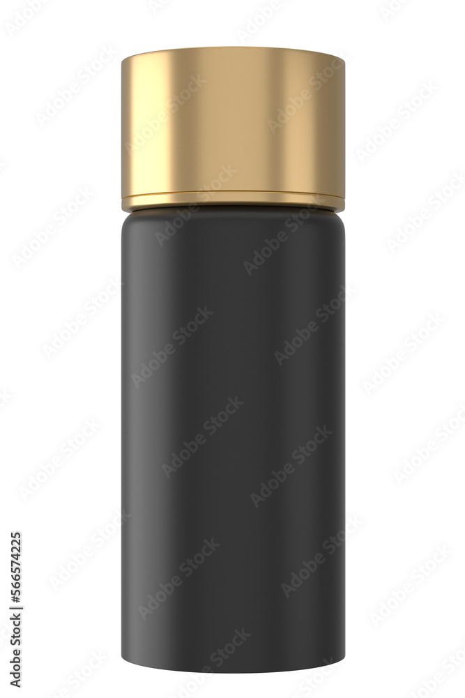 skincare sprayer parfume bottle mockup packaging in black gold skincare sprayer parfume bottle mockup packaging in black gold