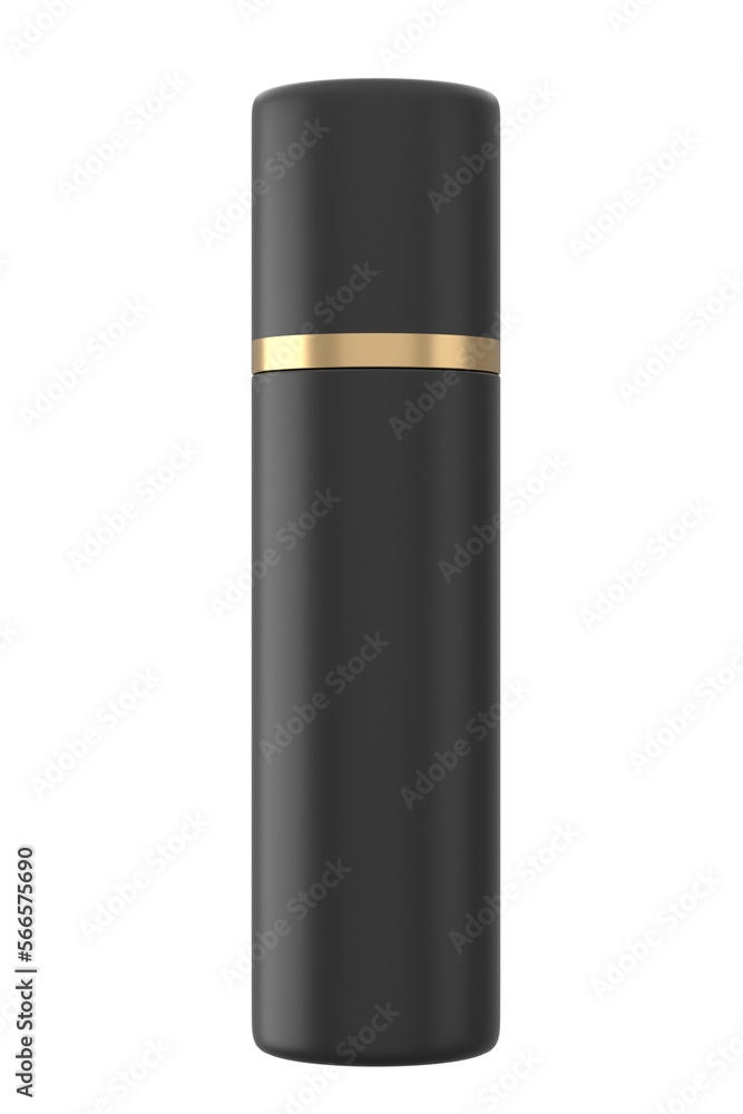 skincare tube pet bottle mockup packaging in black gold