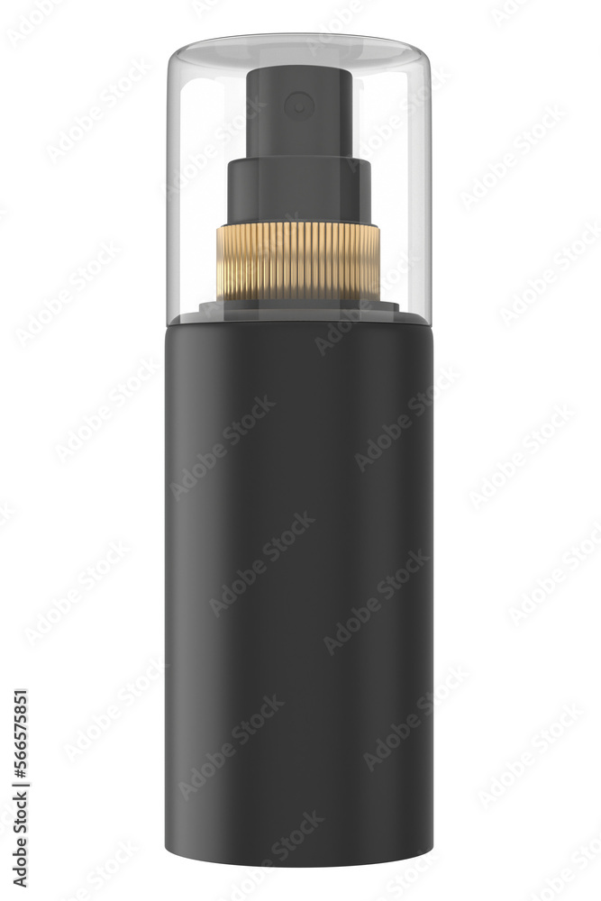 skincare parfume spray bottle mockup packaging in black gold skincare parfume spray bottle mockup packaging in black gold