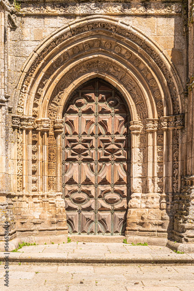 Door of the Se the Lamego, one of the oldest churches in Portugal.