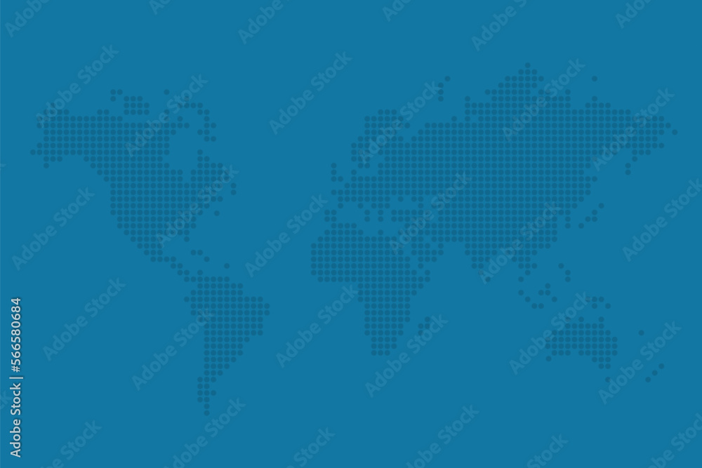 Blue world map background Blue world map background