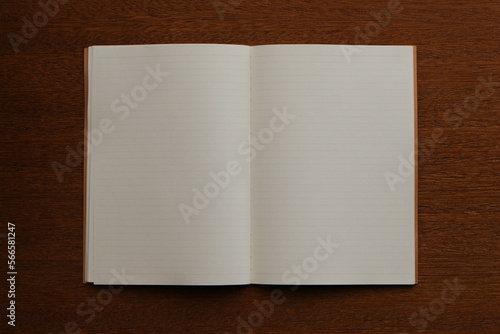 白紙のノート（合成素材）
