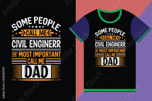 My Favorite people call me DAD t-shirt design, DAD typography colorful vector t-shirt design, print ready t-shirt Design, DAD T-shirt design art vector.DAD day t-shirt design. 