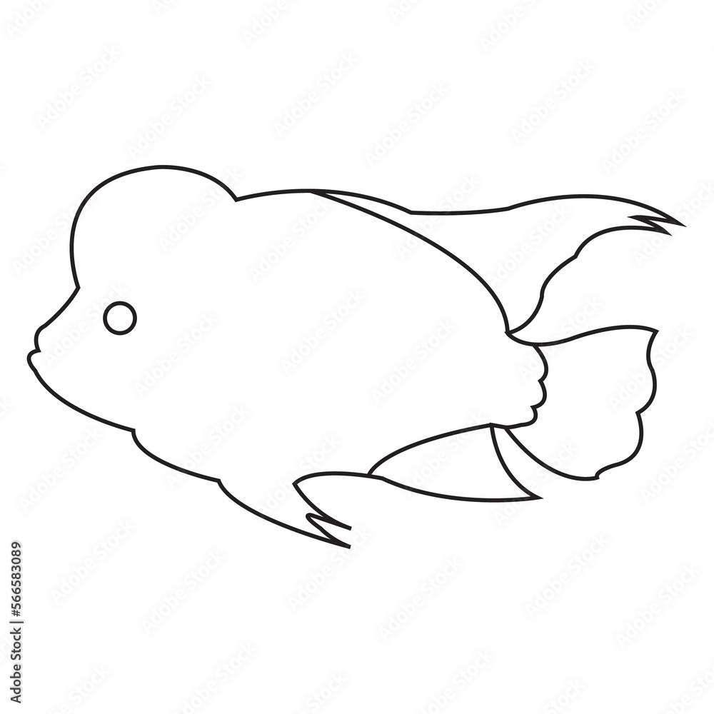 ornamental fish icon ornamental fish icon