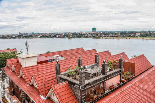 Phnom Penh Over View at Riverside