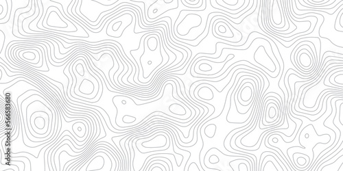 Abstract 3d Topographic map background with wave line. gradient multicolor wave curve lines banner background design. Vector illustration. Line topography map contour background.	
