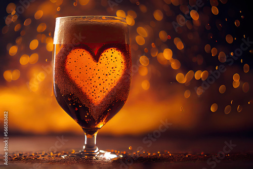 Photographie Beer Love, Generative AI