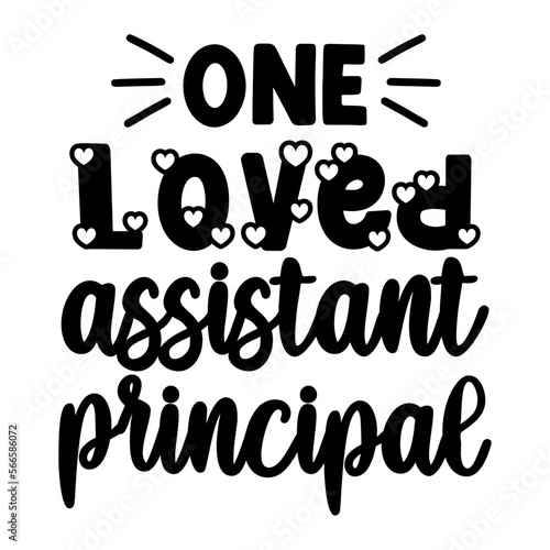 One Loved Assistant Principal svg