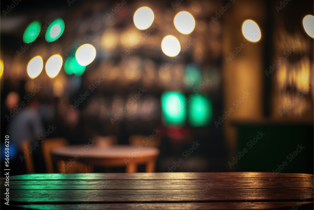 Rustic wooden texture, empty space, and bokeh lights in the background create a stunning, minimalistic image of natural beauty Rustic wooden texture, empty space, and bokeh lights in the background create a stunning, minimalistic image of natural beauty