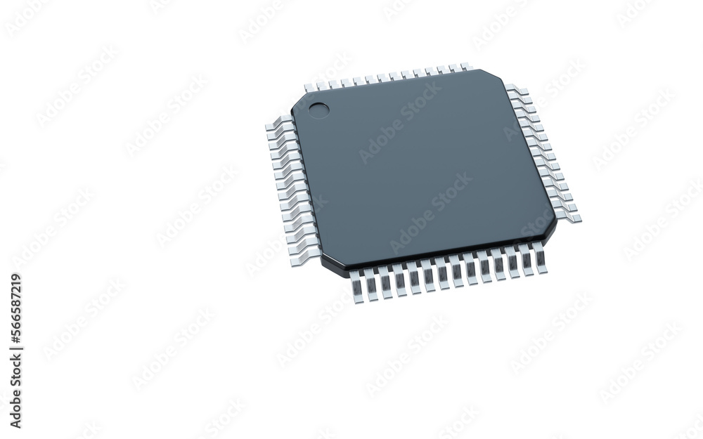 3d render of microchip or semiconductor chip, for computing. Png format with transparent background. 3d render of microchip or semiconductor chip, for computing. Png format with transparent background.
