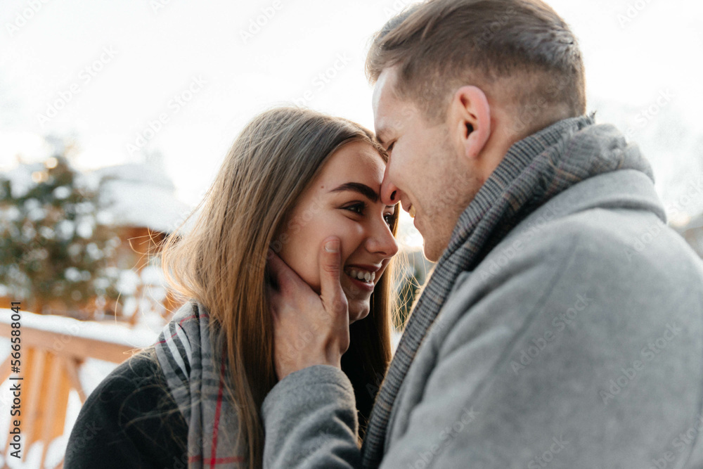 Portrait of a beautiful young couple who love each other Portrait of a beautiful young couple who love each other