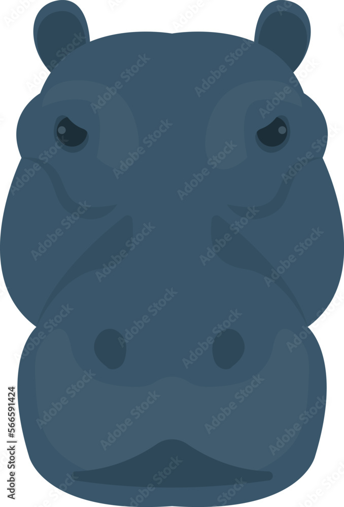 Fototapeta premium animal hippopota and zoo